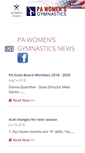 Mobile Screenshot of pagymnastics.com